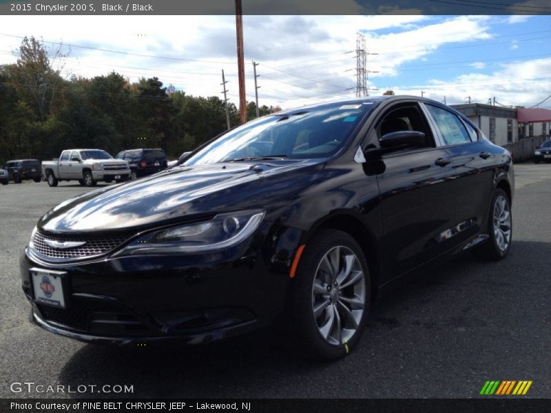 Black / Black 2015 Chrysler 200 S