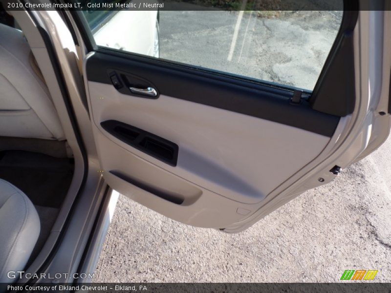 Gold Mist Metallic / Neutral 2010 Chevrolet Impala LT