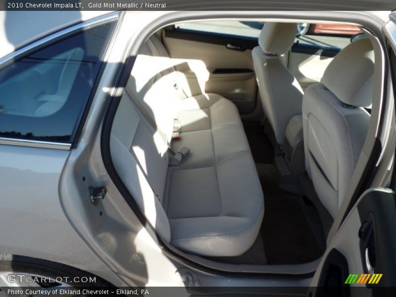Gold Mist Metallic / Neutral 2010 Chevrolet Impala LT