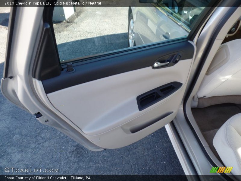 Gold Mist Metallic / Neutral 2010 Chevrolet Impala LT