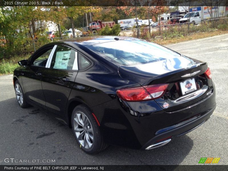 Black / Black 2015 Chrysler 200 S
