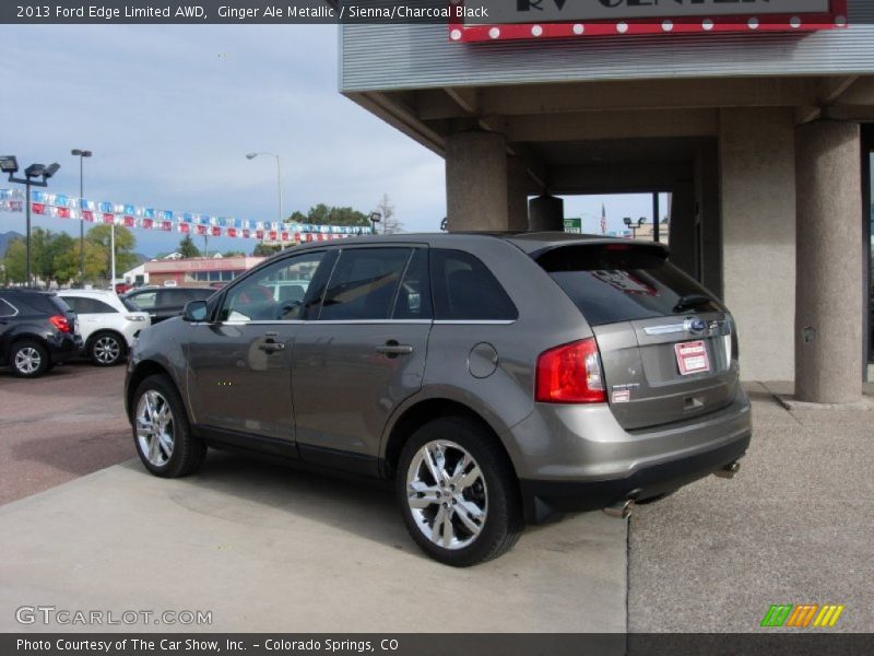 Ginger Ale Metallic / Sienna/Charcoal Black 2013 Ford Edge Limited AWD