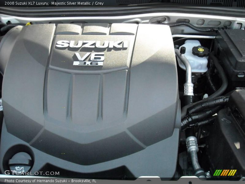Majestic Silver Metallic / Grey 2008 Suzuki XL7 Luxury