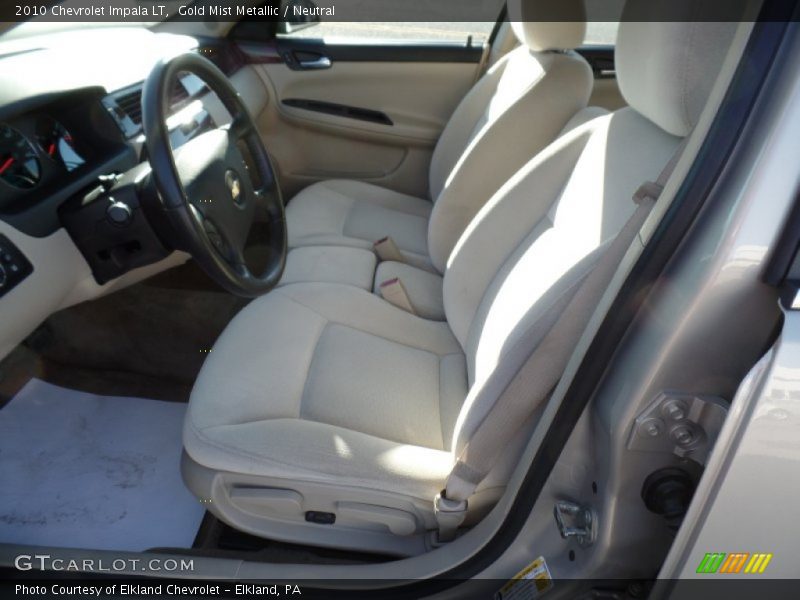 Gold Mist Metallic / Neutral 2010 Chevrolet Impala LT