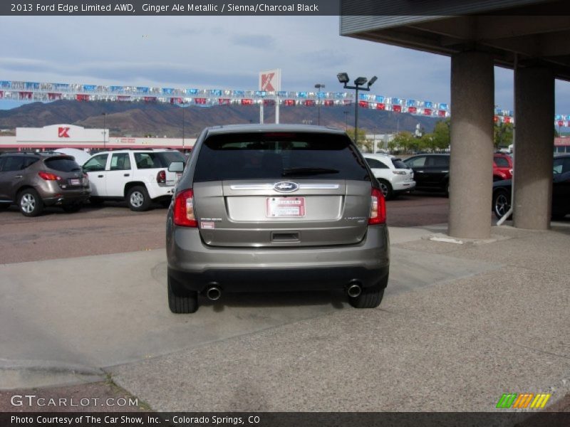 Ginger Ale Metallic / Sienna/Charcoal Black 2013 Ford Edge Limited AWD