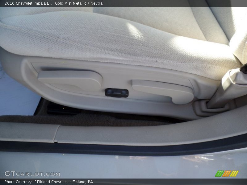 Gold Mist Metallic / Neutral 2010 Chevrolet Impala LT