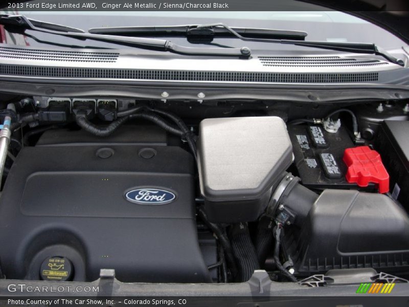 Ginger Ale Metallic / Sienna/Charcoal Black 2013 Ford Edge Limited AWD
