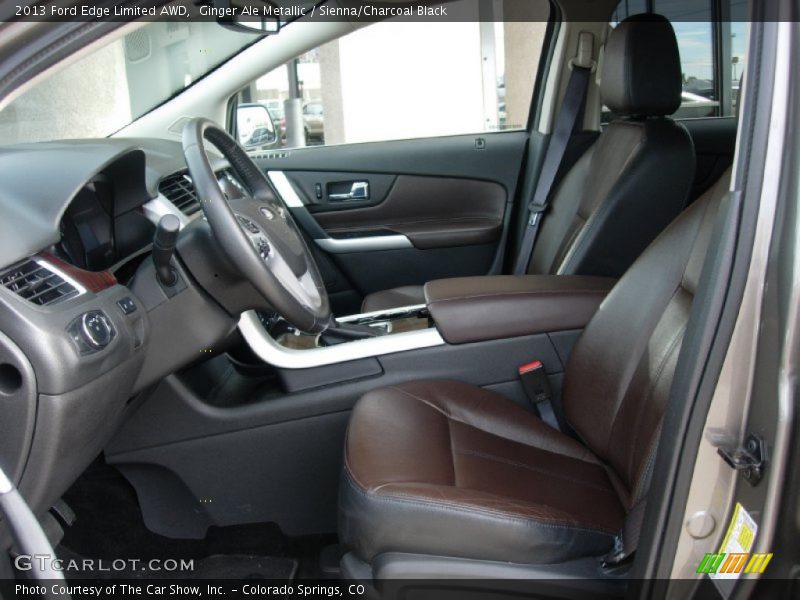Ginger Ale Metallic / Sienna/Charcoal Black 2013 Ford Edge Limited AWD
