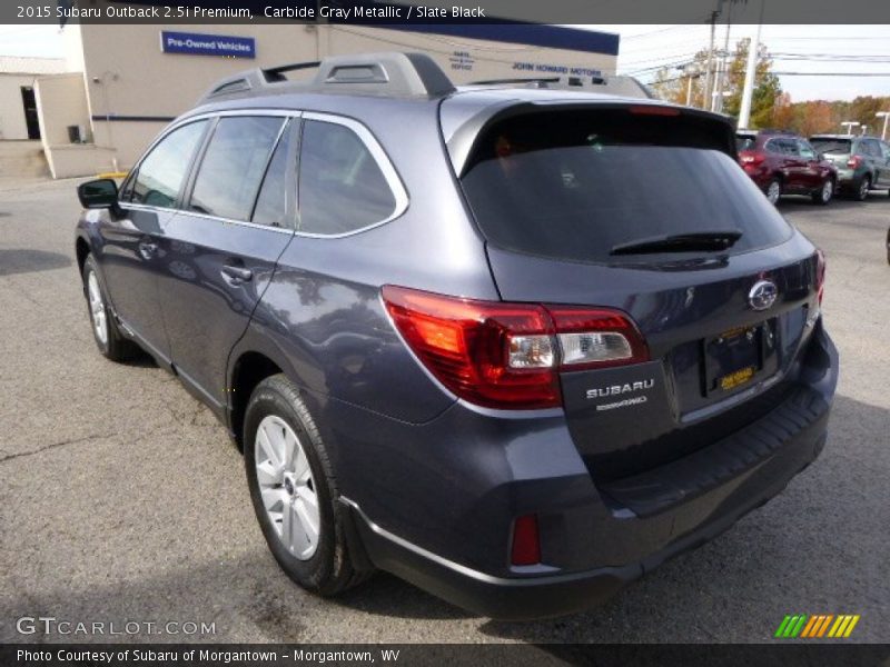 Carbide Gray Metallic / Slate Black 2015 Subaru Outback 2.5i Premium