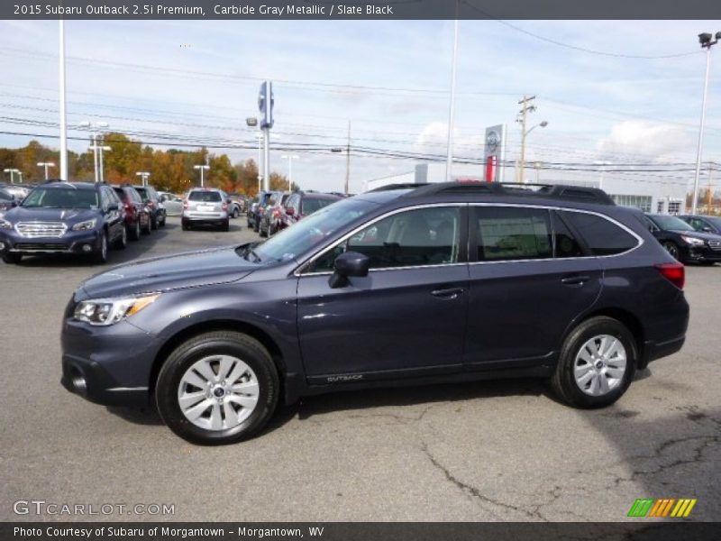 Carbide Gray Metallic / Slate Black 2015 Subaru Outback 2.5i Premium