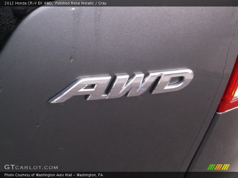 Polished Metal Metallic / Gray 2012 Honda CR-V EX 4WD