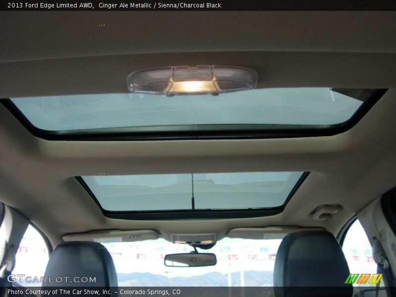 Ginger Ale Metallic / Sienna/Charcoal Black 2013 Ford Edge Limited AWD