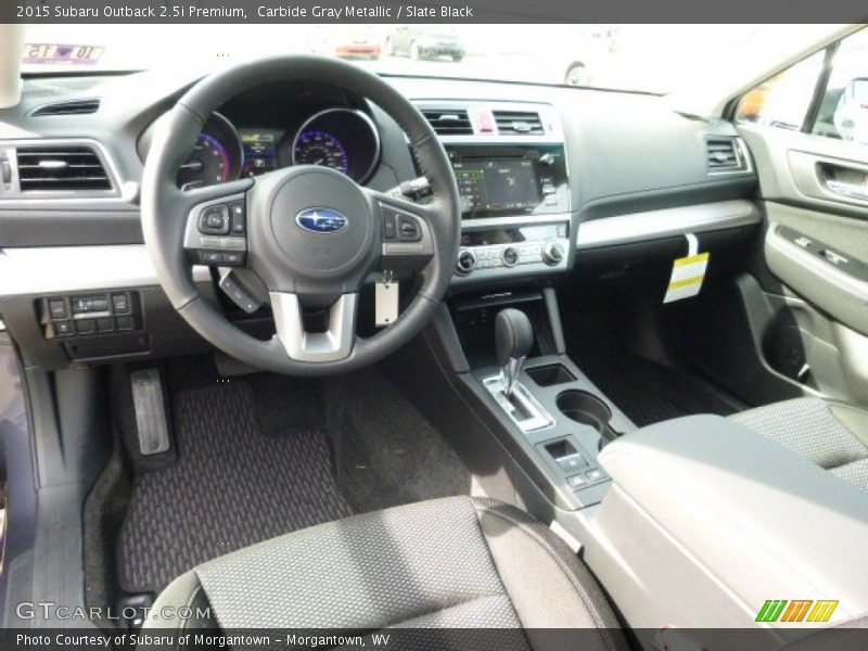  2015 Outback 2.5i Premium Slate Black Interior