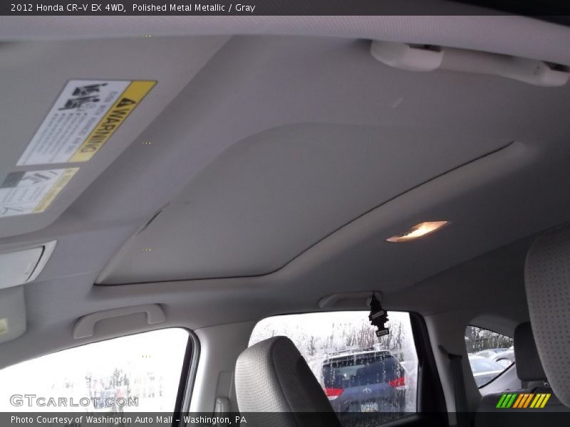 Polished Metal Metallic / Gray 2012 Honda CR-V EX 4WD
