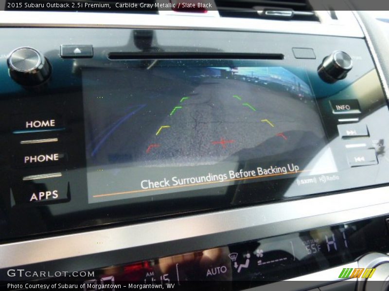Carbide Gray Metallic / Slate Black 2015 Subaru Outback 2.5i Premium