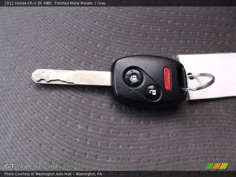 Polished Metal Metallic / Gray 2012 Honda CR-V EX 4WD