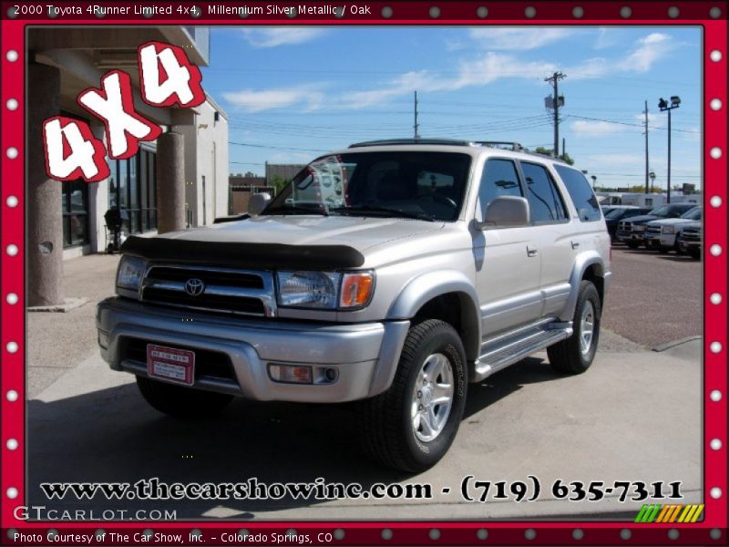 Millennium Silver Metallic / Oak 2000 Toyota 4Runner Limited 4x4