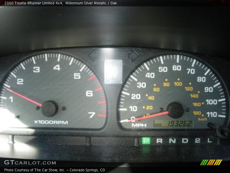 Millennium Silver Metallic / Oak 2000 Toyota 4Runner Limited 4x4