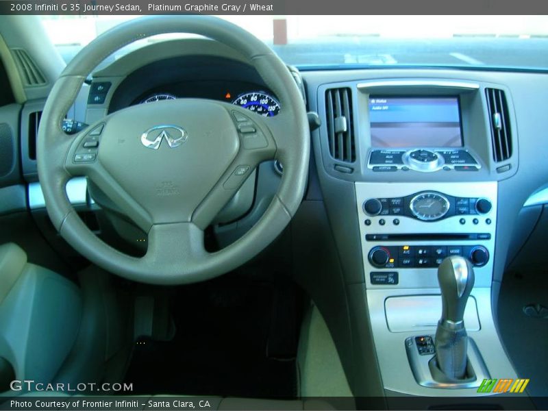 Platinum Graphite Gray / Wheat 2008 Infiniti G 35 Journey Sedan