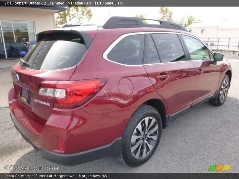 Venetian Red Pearl / Slate Black 2015 Subaru Outback 2.5i Limited