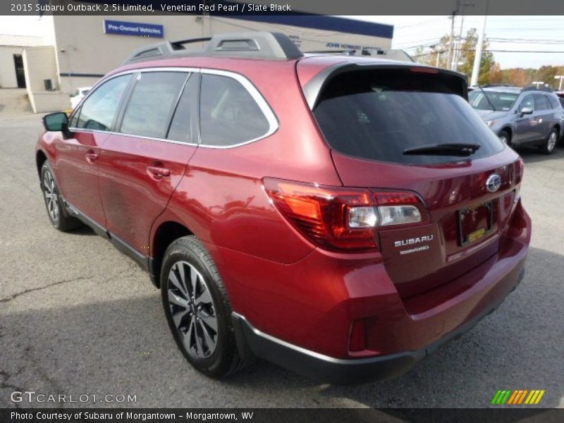 Venetian Red Pearl / Slate Black 2015 Subaru Outback 2.5i Limited