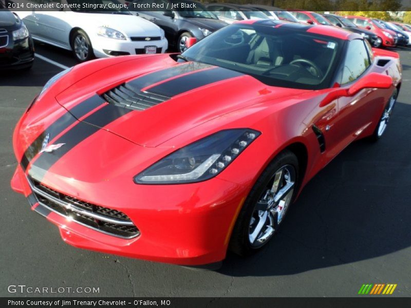 Torch Red / Jet Black 2014 Chevrolet Corvette Stingray Coupe