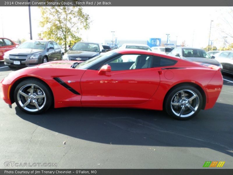 Torch Red / Jet Black 2014 Chevrolet Corvette Stingray Coupe