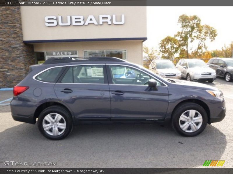 Carbide Gray Metallic / Slate Black 2015 Subaru Outback 2.5i