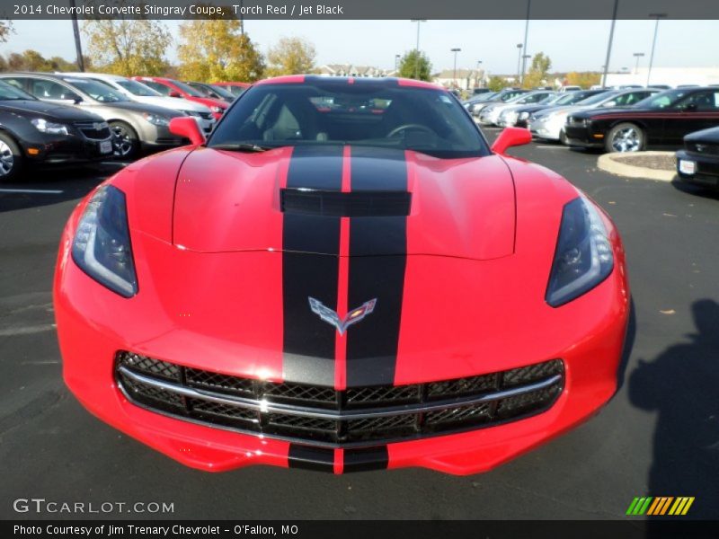 Torch Red / Jet Black 2014 Chevrolet Corvette Stingray Coupe