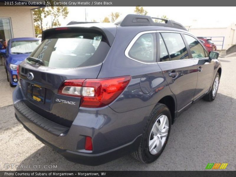 Carbide Gray Metallic / Slate Black 2015 Subaru Outback 2.5i