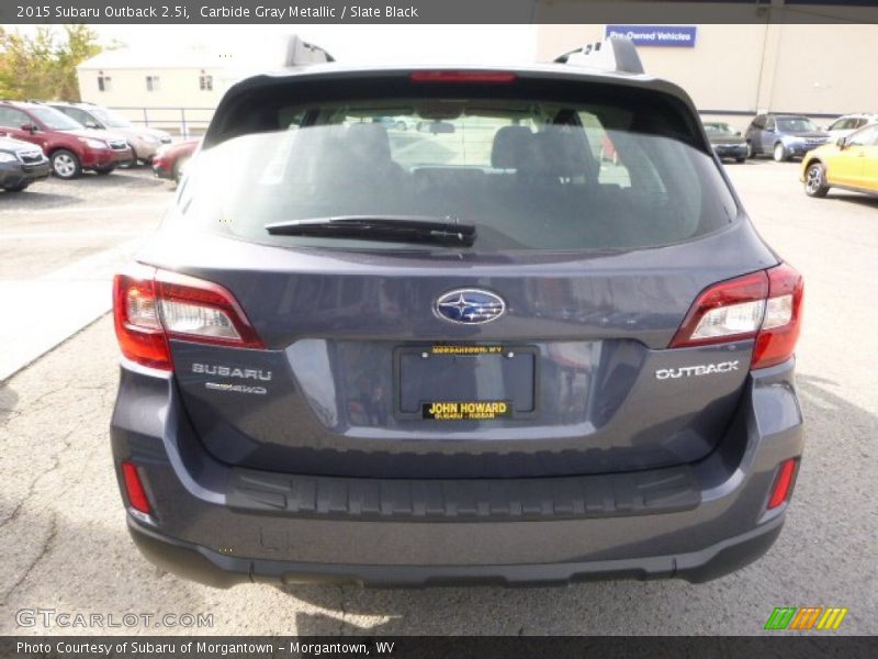 Carbide Gray Metallic / Slate Black 2015 Subaru Outback 2.5i