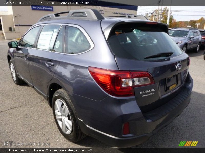 Carbide Gray Metallic / Slate Black 2015 Subaru Outback 2.5i