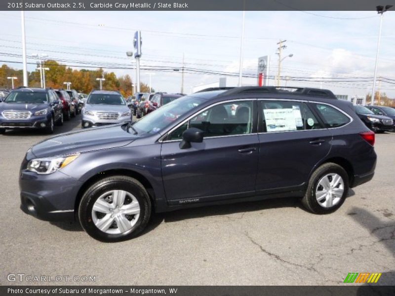 Carbide Gray Metallic / Slate Black 2015 Subaru Outback 2.5i