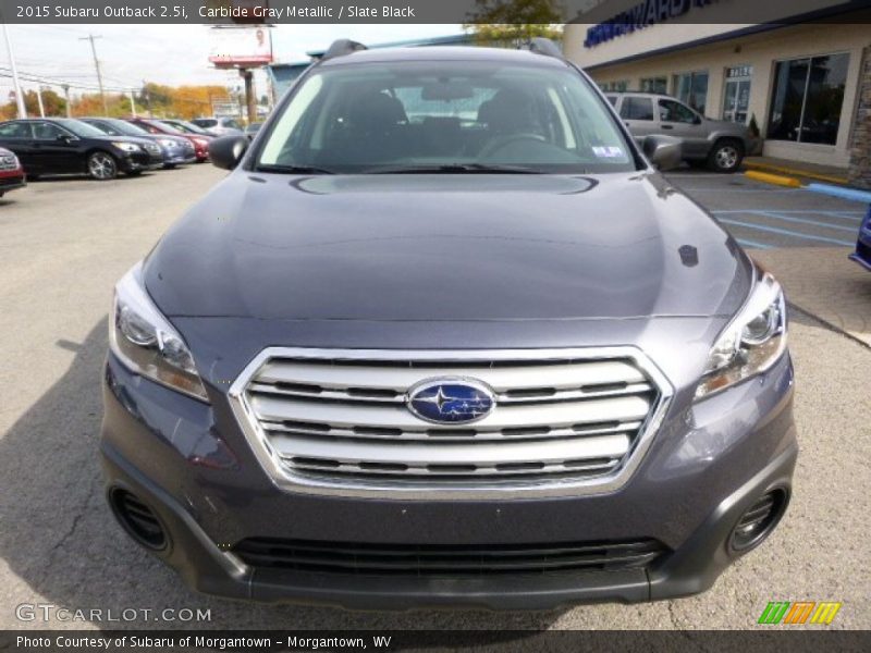 Carbide Gray Metallic / Slate Black 2015 Subaru Outback 2.5i