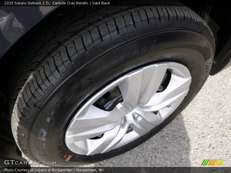 Carbide Gray Metallic / Slate Black 2015 Subaru Outback 2.5i