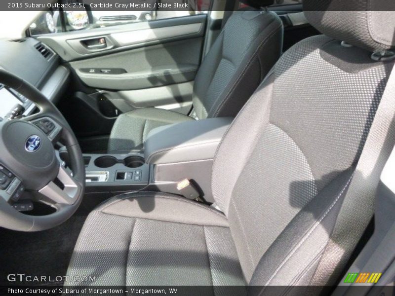 Carbide Gray Metallic / Slate Black 2015 Subaru Outback 2.5i