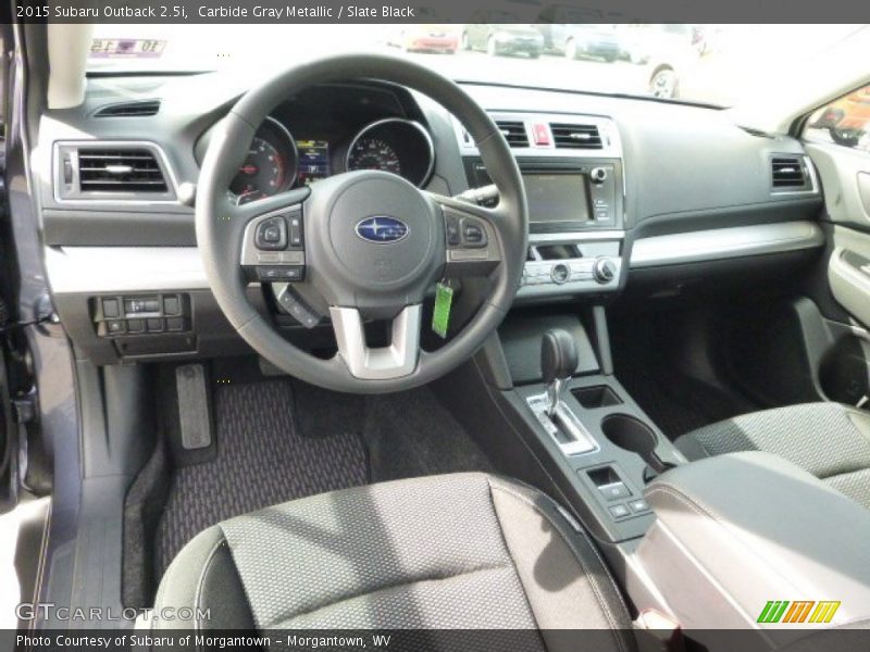 Carbide Gray Metallic / Slate Black 2015 Subaru Outback 2.5i