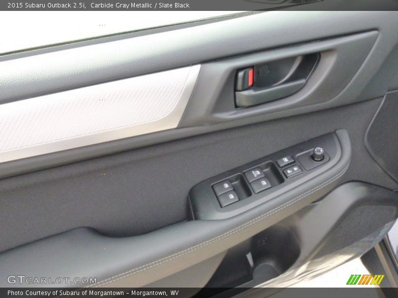Carbide Gray Metallic / Slate Black 2015 Subaru Outback 2.5i