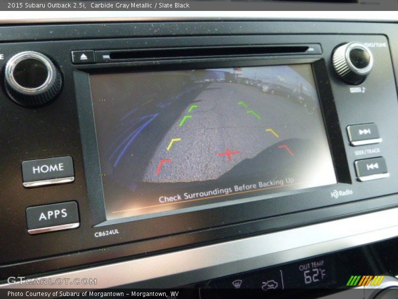 Carbide Gray Metallic / Slate Black 2015 Subaru Outback 2.5i