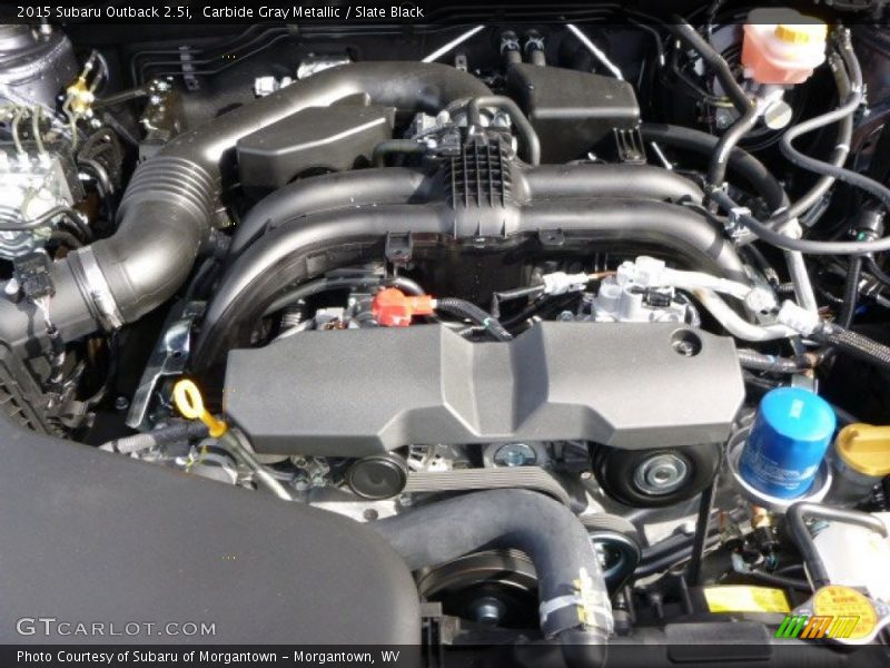 Carbide Gray Metallic / Slate Black 2015 Subaru Outback 2.5i