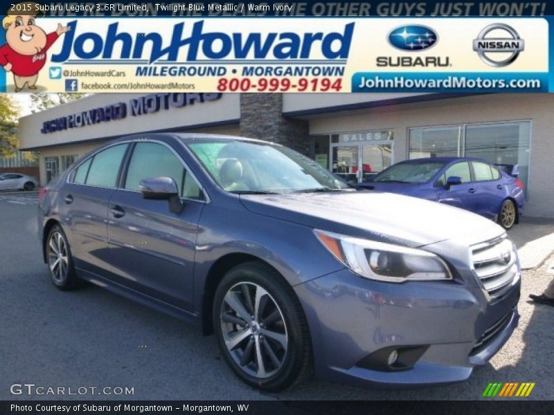 Twilight Blue Metallic / Warm Ivory 2015 Subaru Legacy 3.6R Limited