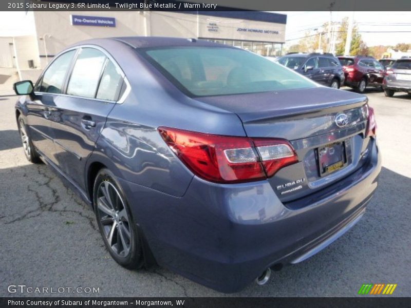 Twilight Blue Metallic / Warm Ivory 2015 Subaru Legacy 3.6R Limited