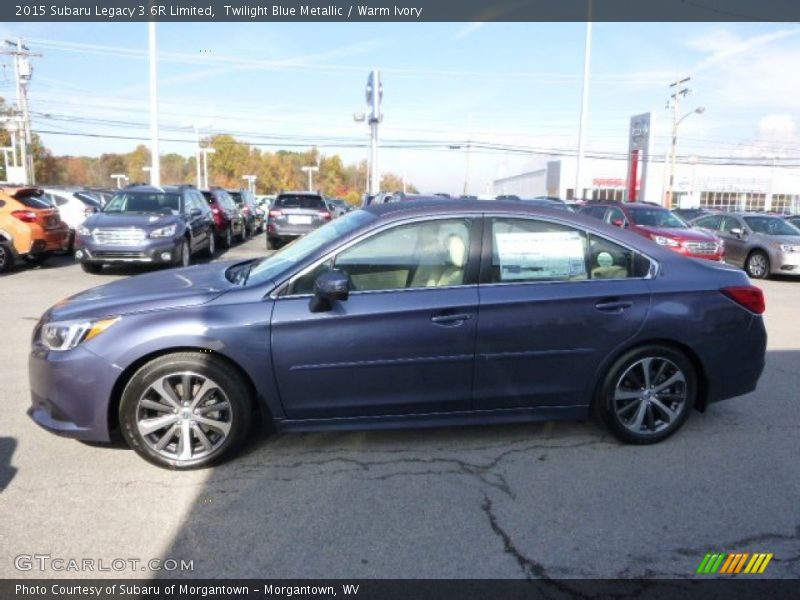 Twilight Blue Metallic / Warm Ivory 2015 Subaru Legacy 3.6R Limited