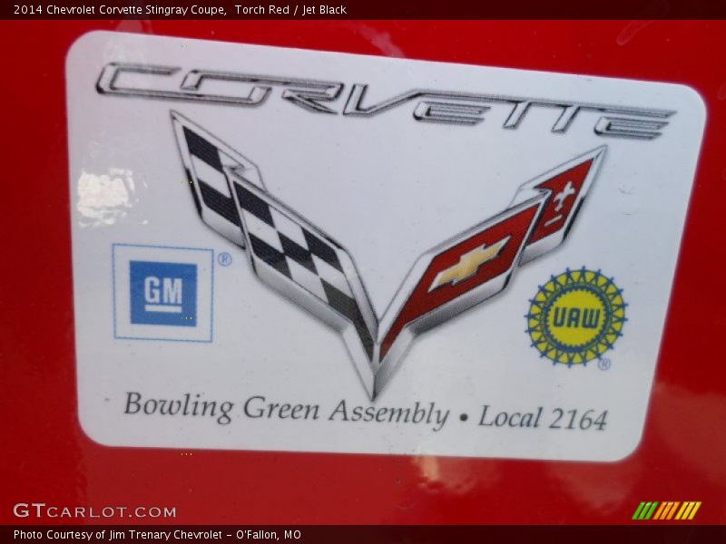 Torch Red / Jet Black 2014 Chevrolet Corvette Stingray Coupe