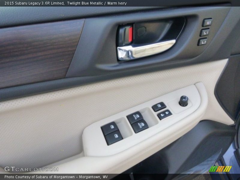 Twilight Blue Metallic / Warm Ivory 2015 Subaru Legacy 3.6R Limited