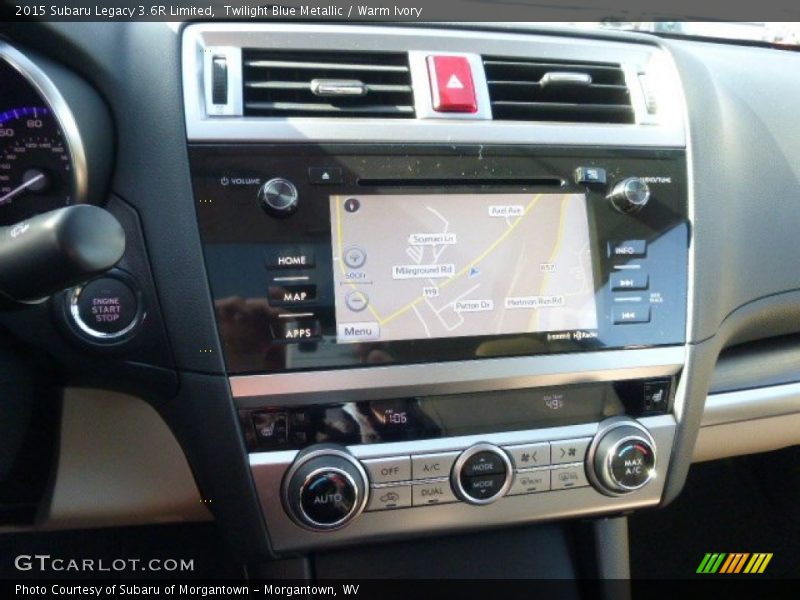Twilight Blue Metallic / Warm Ivory 2015 Subaru Legacy 3.6R Limited