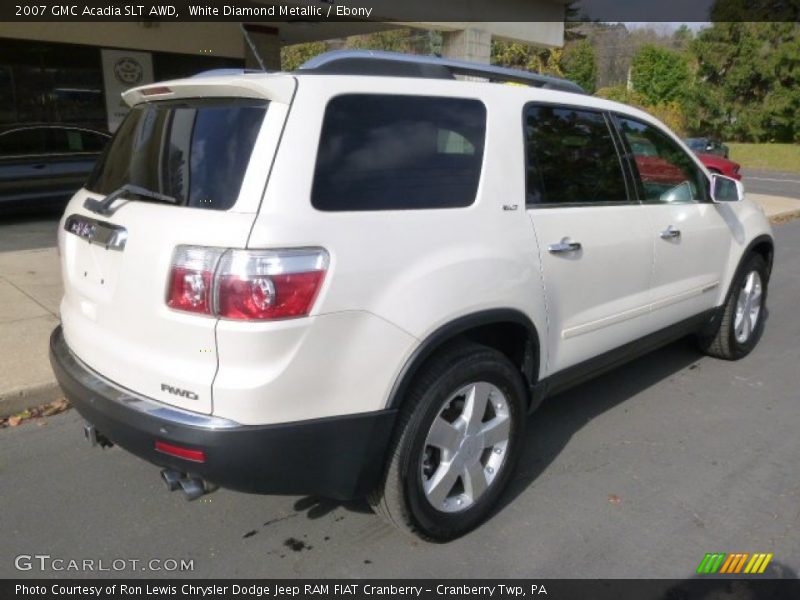 White Diamond Metallic / Ebony 2007 GMC Acadia SLT AWD