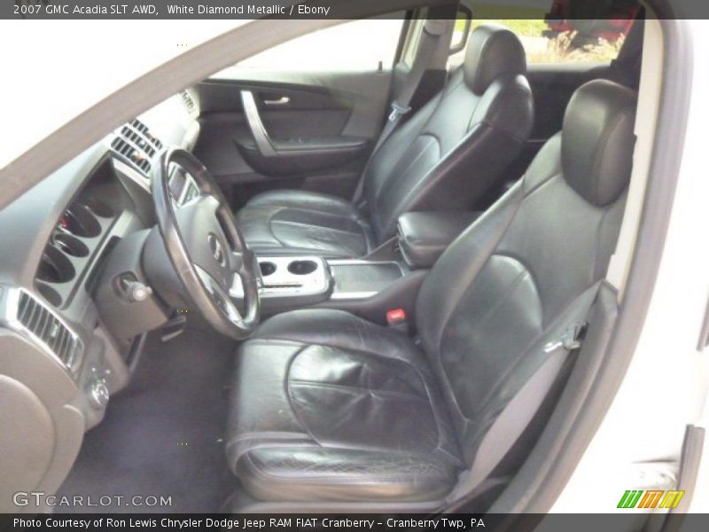White Diamond Metallic / Ebony 2007 GMC Acadia SLT AWD