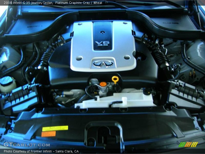 Platinum Graphite Gray / Wheat 2008 Infiniti G 35 Journey Sedan