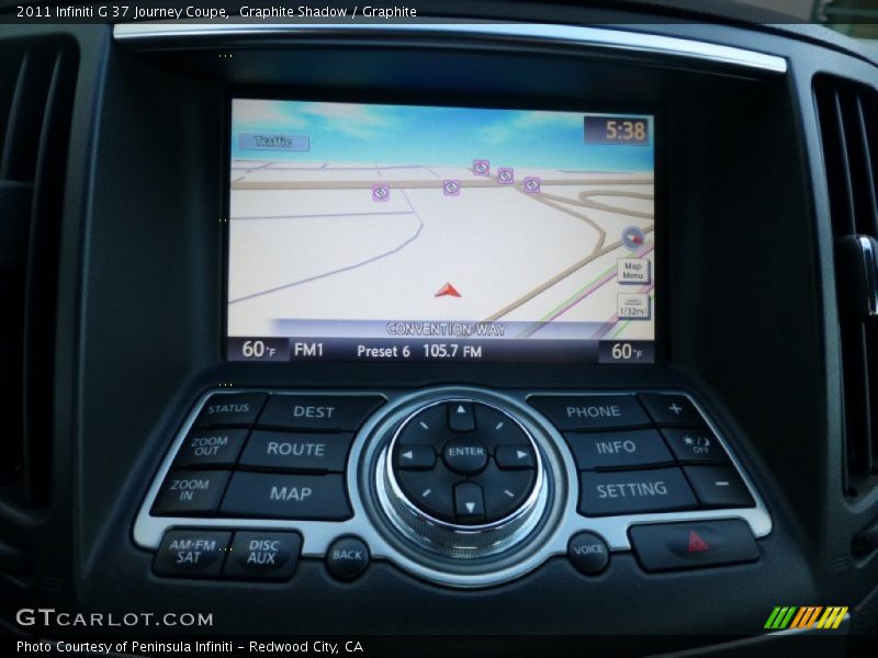 Graphite Shadow / Graphite 2011 Infiniti G 37 Journey Coupe